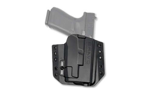 Holsters Bravo Concealment BCA Light Bearing BRAVO BCA-LB FOR GLK 19 OWB TLR7 RH • Model: BCA Light Bearing